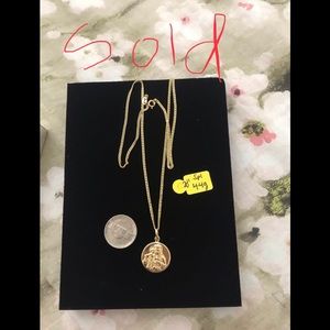 18k Saudi gold necklace